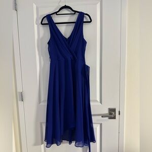 DKNY Faux Wrap Dress with sash